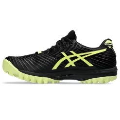 Asics Field Speed FF Mens Hockey Shoes Black/Glow Yellow 2023 -Sports - Hockey 1111a216 001 sr lt glb