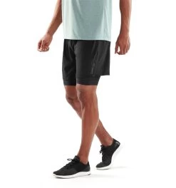 Skins DNAmic Mens Superpose Compression Half Tights Baselayer Black/Silver -Sports - Hockey tumbnail 5471ddf4 39dd 499a a29c 5f5491ca2355