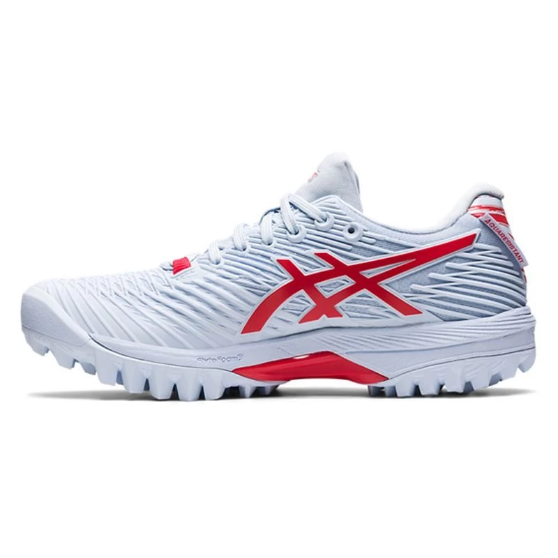 Asics Field Speed FF Hockey Shoes Soft Sky/Red Alert 2022 2 Asics Field Speed FF Hockey Shoes Soft Sky/Red Alert 2022 - Image 2