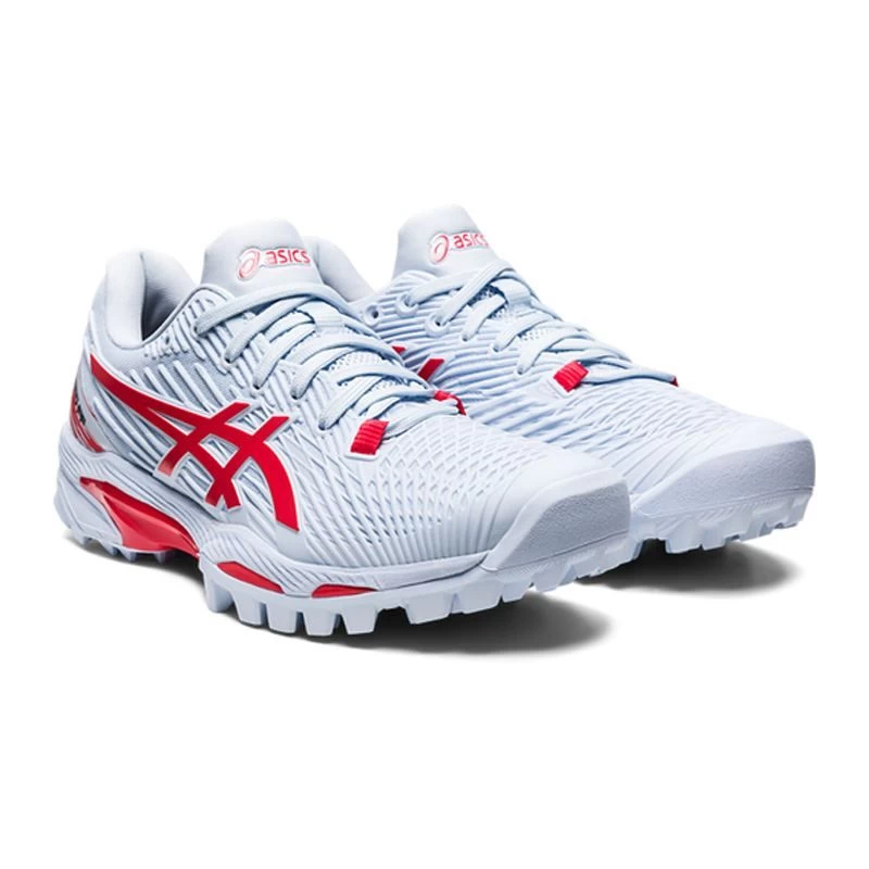 Asics Field Speed FF Hockey Shoes Soft Sky/Red Alert 2022 5 Asics Field Speed FF Hockey Shoes Soft Sky/Red Alert 2022 - Image 5