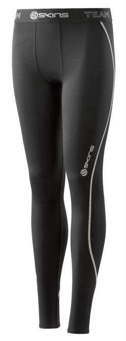 Skins DNAmic Team Youth Long Tights Baselayer Black