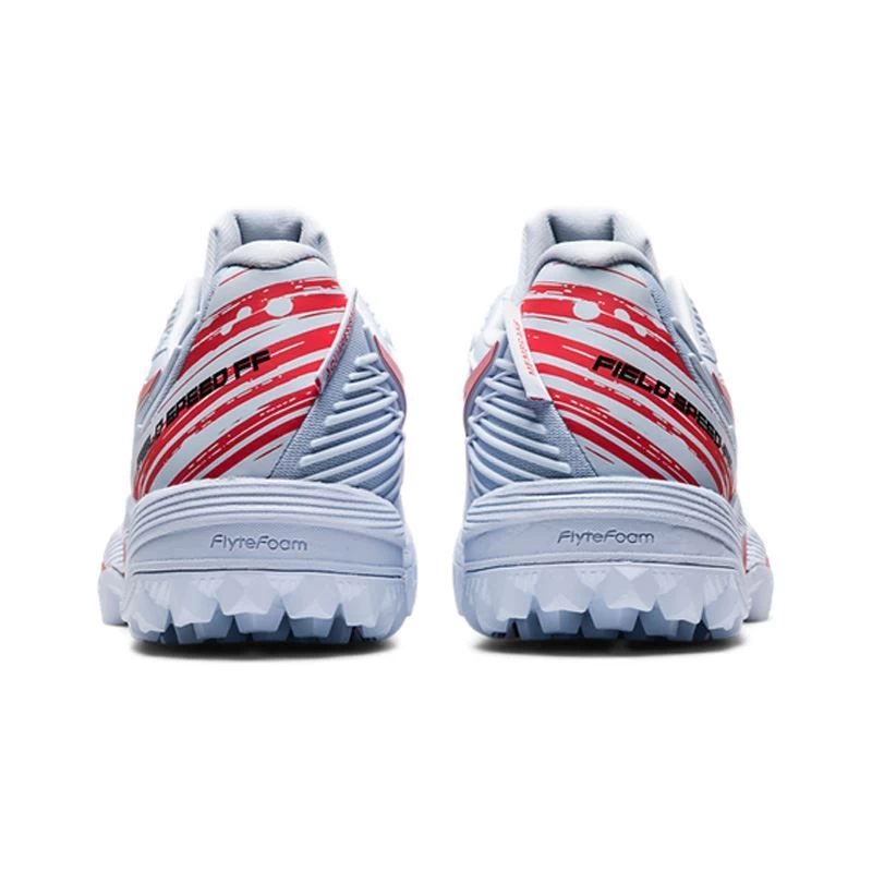 Asics Field Speed FF Hockey Shoes Soft Sky/Red Alert 2022 6 Asics Field Speed FF Hockey Shoes Soft Sky/Red Alert 2022 - Image 6