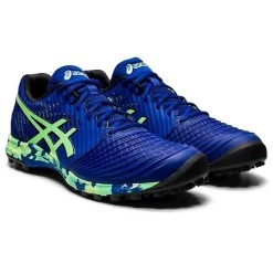Asics Field Ultimate FF Mens Hockey Shoes Monaco Blue/Bright Lime 2021 -Sports - Hockey tumbnail be211b57 6f5b 4856 bf80 b54ede13e7eb