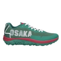Osaka Kai Mk1 UNI Hockey Shoes - Green/Maroon 2023