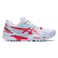 Asics Field Speed FF Hockey Shoes Soft Sky/Red Alert 2022