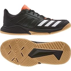 Adidas Essence Indoor Hockey Shoes Black/White/Orange